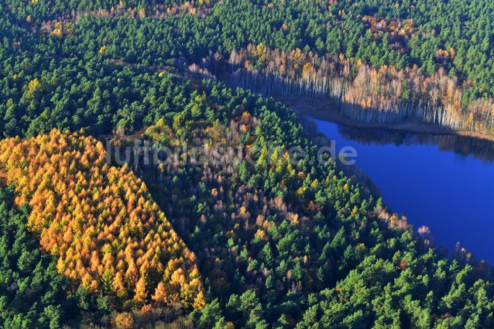 Luftbild Löwenberger Land - Kleiner Lankesee in Löwenberger Land im Bundesland Brandenburg