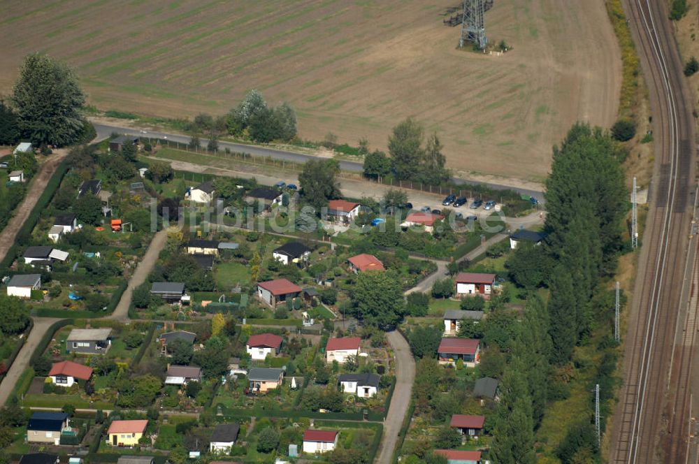 Luftbild Berlin - Kleingarten-Siedlung Karow-Nord in Berlin