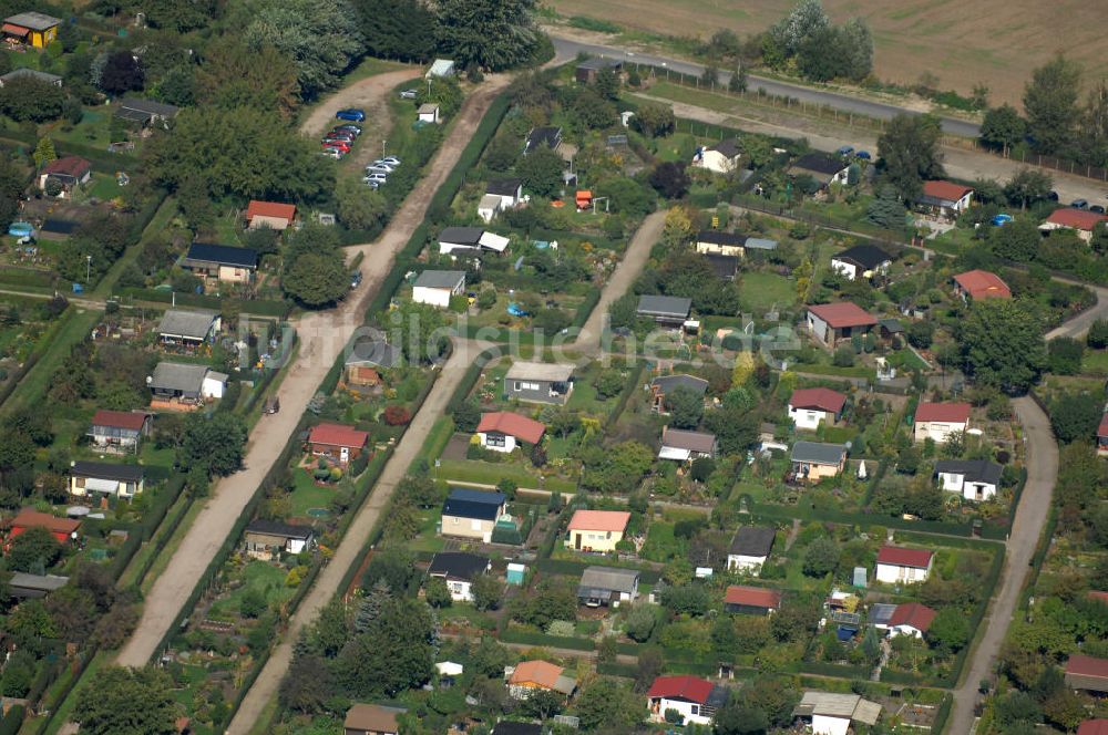 Luftaufnahme Berlin - Kleingarten-Siedlung Karow-Nord in Berlin