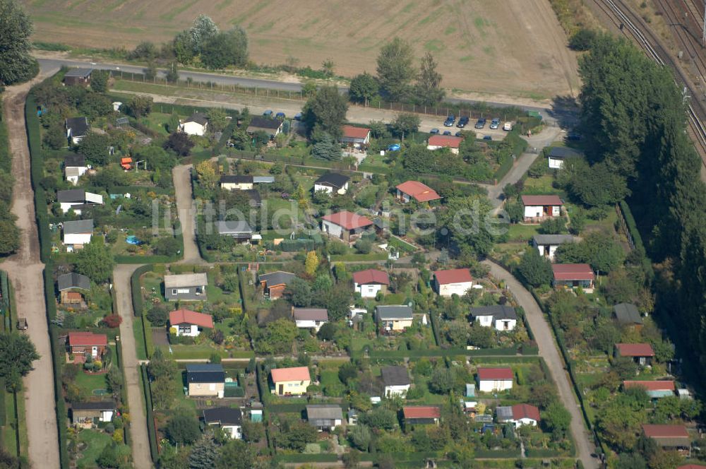 Luftbild Berlin - Kleingarten-Siedlung Karow-Nord in Berlin