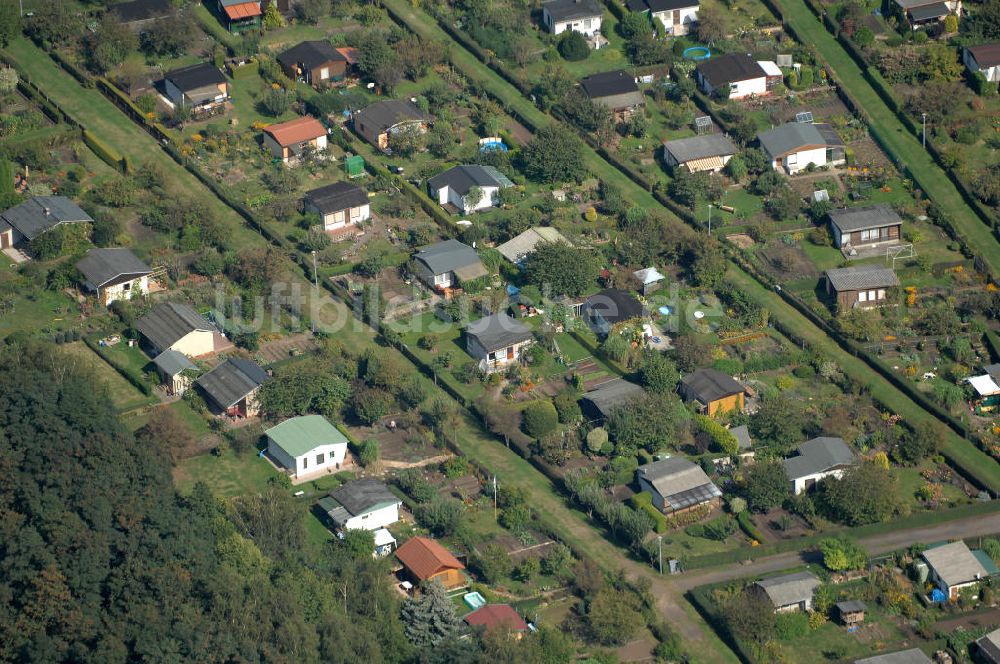 Luftaufnahme Berlin - Kleingarten-Siedlung Karow-Nord in Berlin