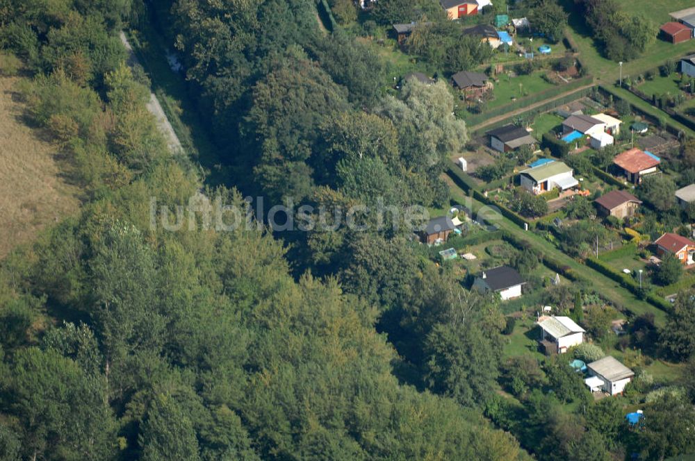 Berlin von oben - Kleingarten-Siedlung Karow-Nord in Berlin