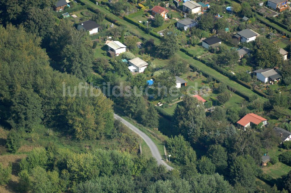 Berlin aus der Vogelperspektive: Kleingarten-Siedlung Karow-Nord in Berlin