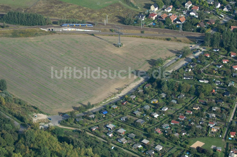 Luftaufnahme Berlin - Kleingarten-Siedlungen in Karow-Nord