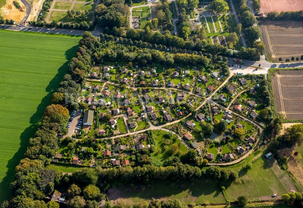 Luftbild Bottrop - Kleingartenanlage in Bottrop im Bundesland Nordrhein-Westfalen