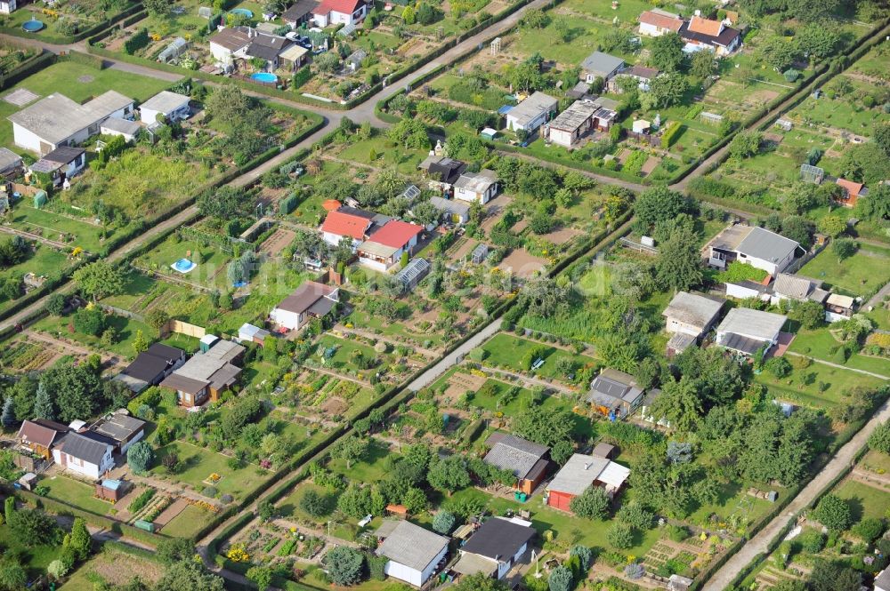 Luftbild MÜHLHAUSEN - Kleingartenanlage in Mühlhausen im Bundesland Thüringen