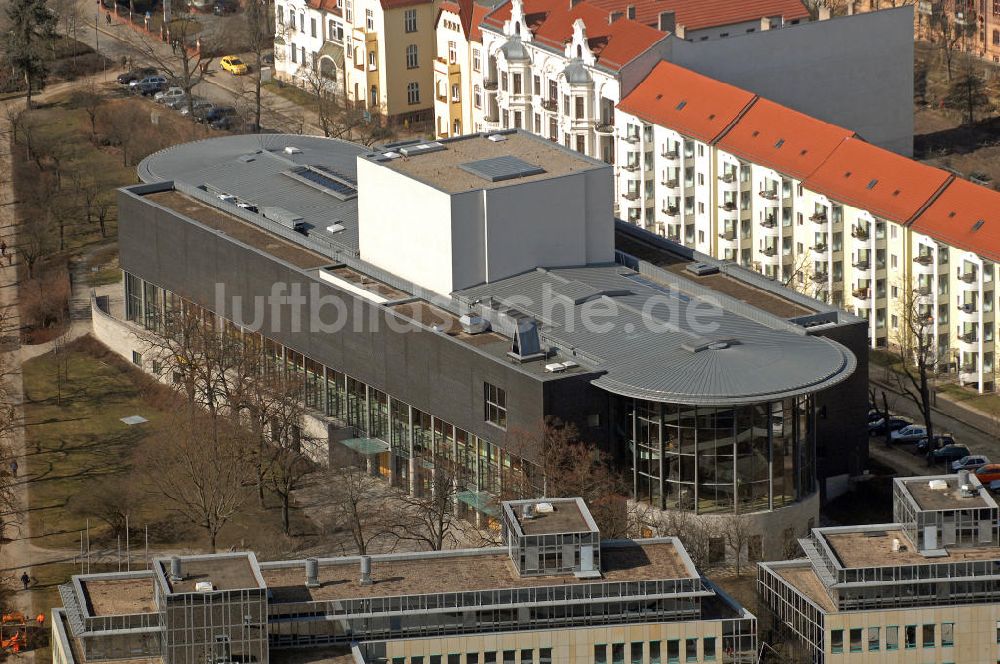 Frankfurt / Oder von oben - Kleist-Forum Frankfurt (Oder)