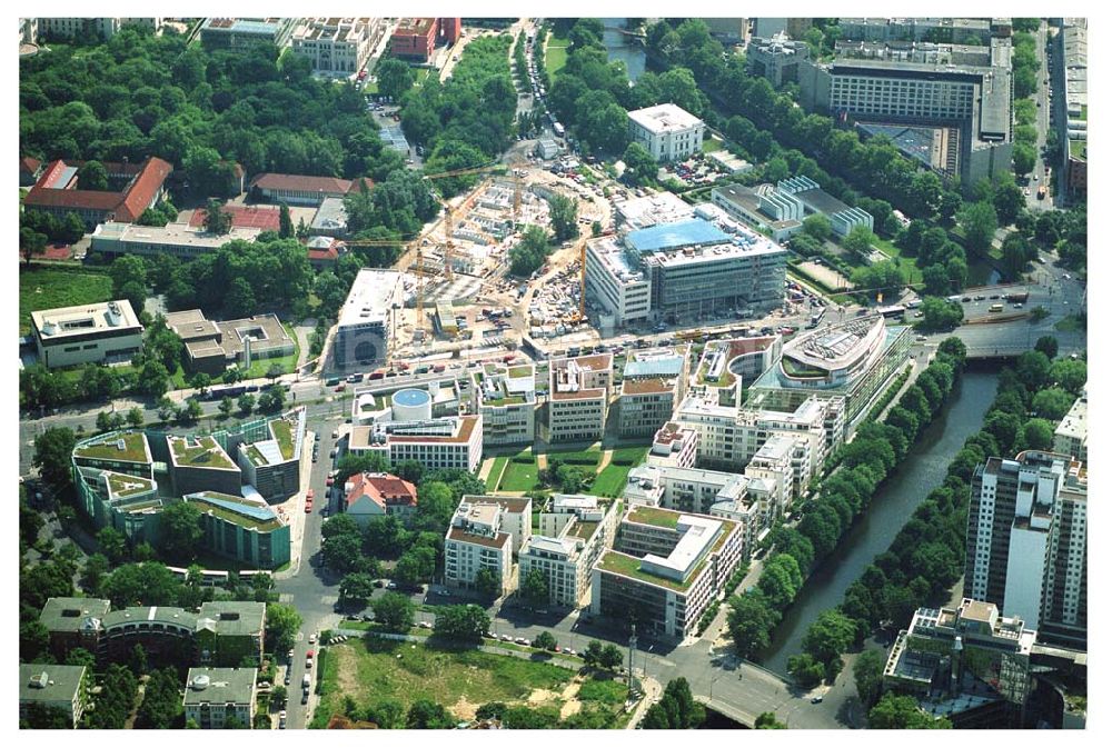 Berlin-Tiergarten aus der Vogelperspektive: Klingelhöfer / Köbis Dreieck