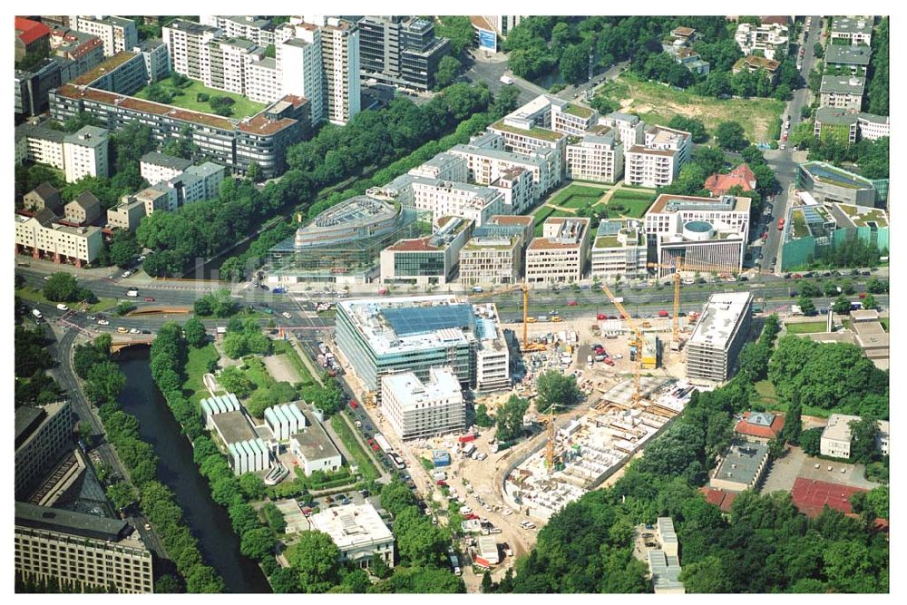 Luftaufnahme Berlin-Tiergarten - Klingelhöfer / Köbis Dreieck