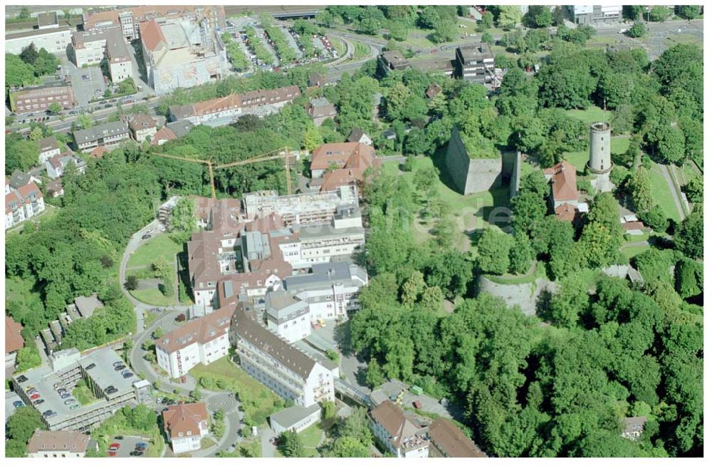 Luftbild Bielefeld - Klinik an der Festung Sparrenberg