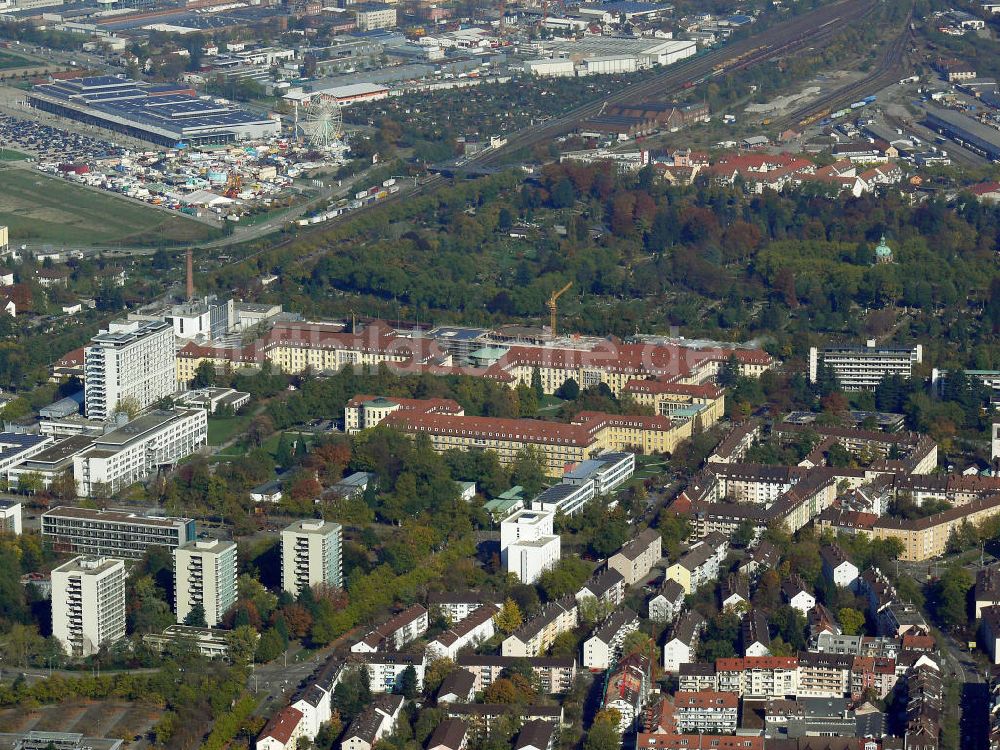 Freiburg aus der Vogelperspektive: Klinik Freiburg