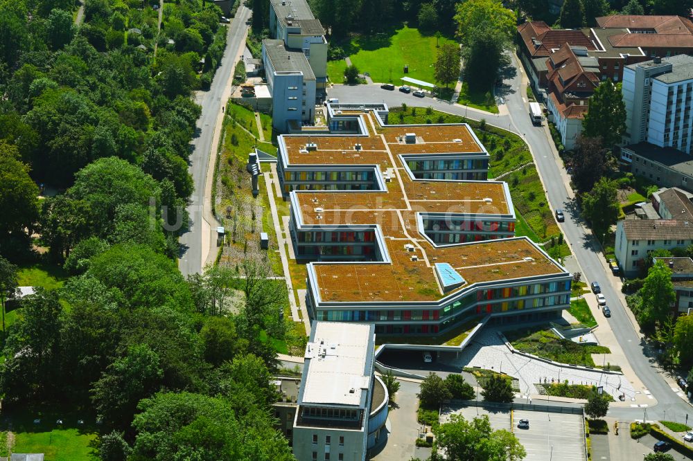 Luftaufnahme Bielefeld - Klinik- Gebäudekomplex in Bielefeld im Bundesland Nordrhein-Westfalen, Deutschland