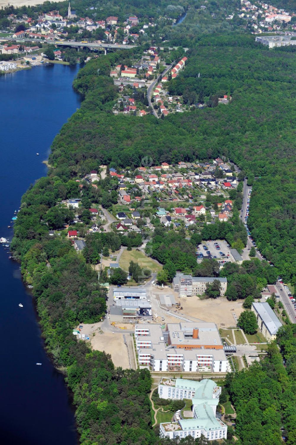 Luftaufnahme Rüdersdorf - Klinik am See und Immanuel Klinik Rüdersdorf