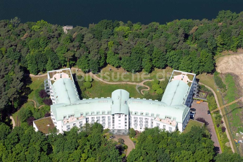 Rüdersdorf von oben - Klinik am See Rüdersdorf