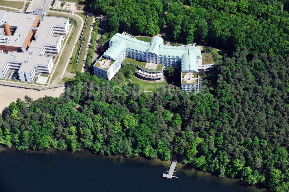 Rüdersdorf von oben - Klinik am See in Rüdersdorf b. Berlin