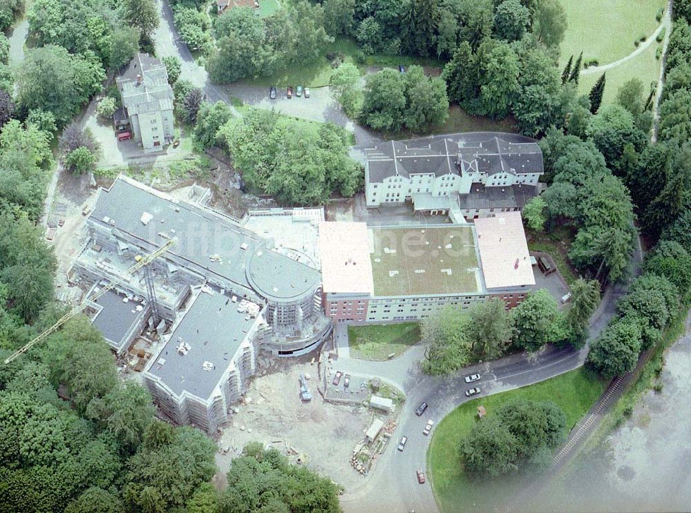 Luftbild Friedrichroda / Thür. - Klinikerweiterungsbau in Friedrichroda / Thür.