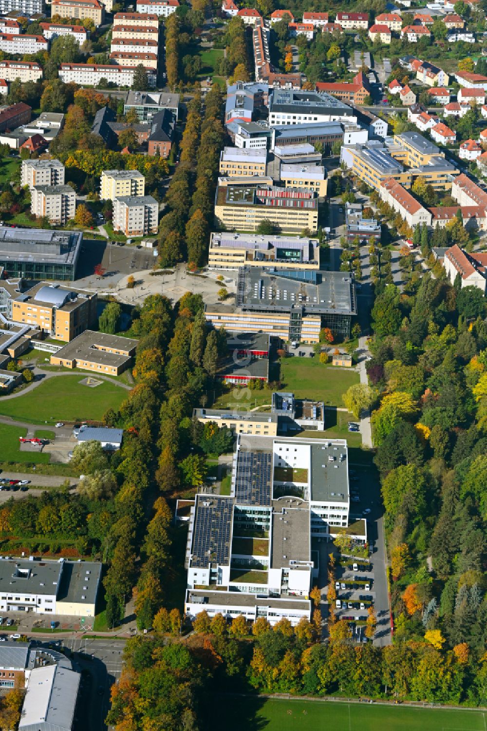 Hansestadt Greifswald Von Oben Klinikgelände Des Krankenhauses Bdh Klinik Greifswald In 9166