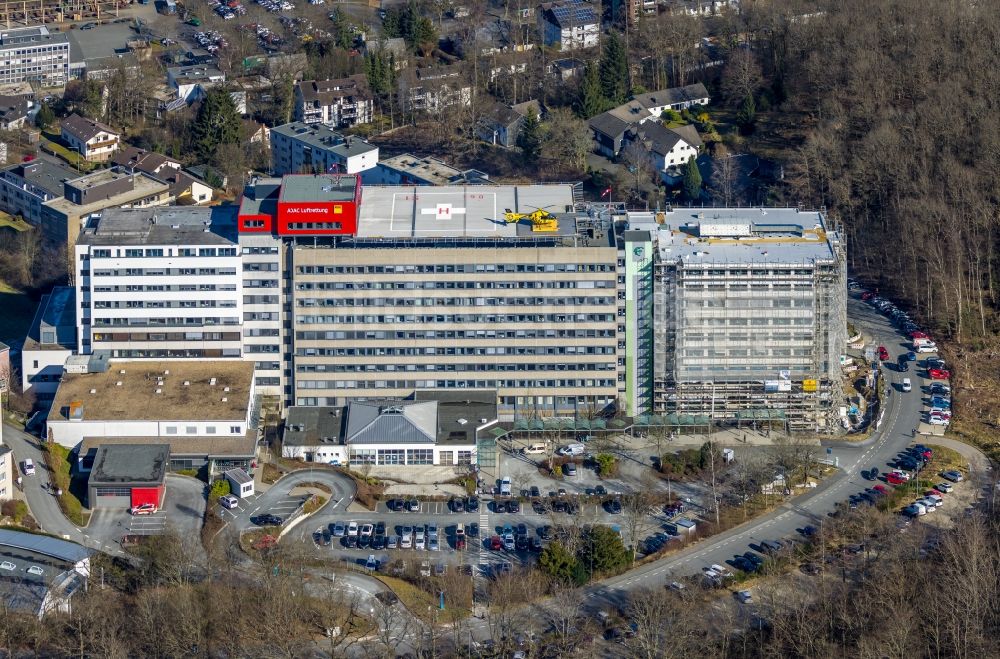 Siegen Aus Der Vogelperspektive Klinikgel Nde Des Krankenhauses Diakonie Klinikum Jung Stilling