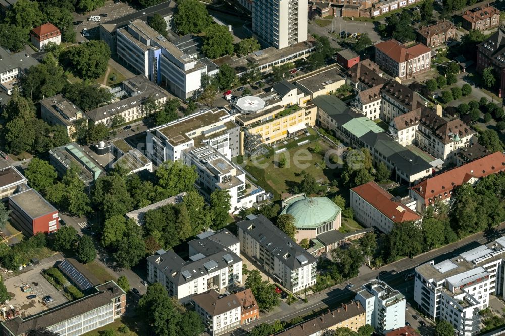 Freiburg im Breisgau von oben  Klinikgelände des Krankenhauses St