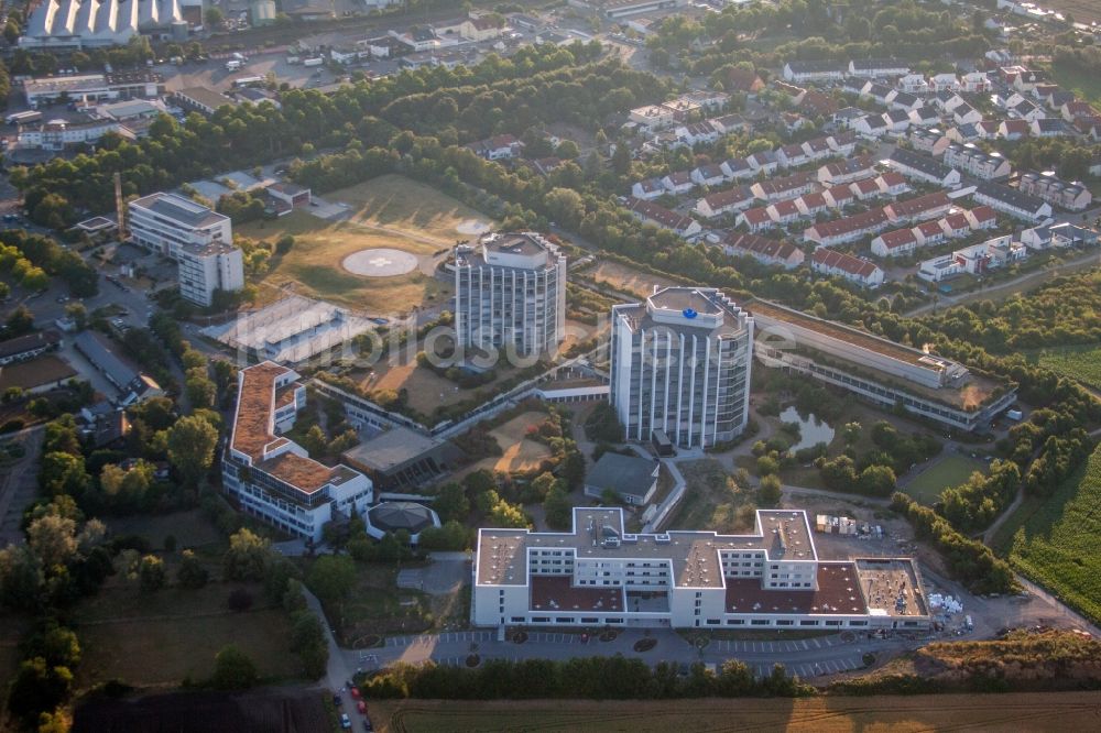 Ludwigshafen Am Rhein Aus Der Vogelperspektive: Klinikgelände Des ...