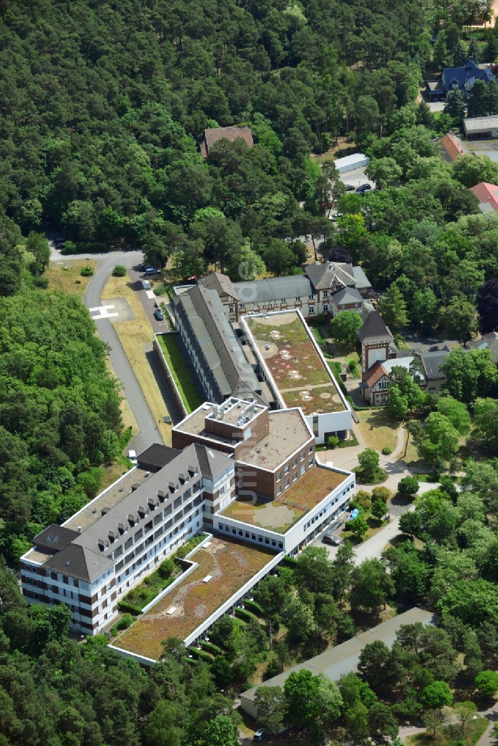 Lostau Von Oben - Klinikgelände Des Krankenhauses Lungenklinik Der ...