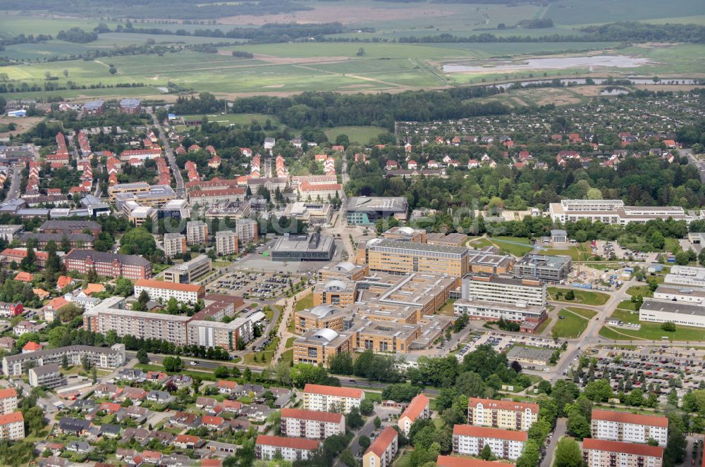 Greifswald Von Oben Klinikgelände Des Krankenhauses Universitätsmedizin Greifswald Im 0290