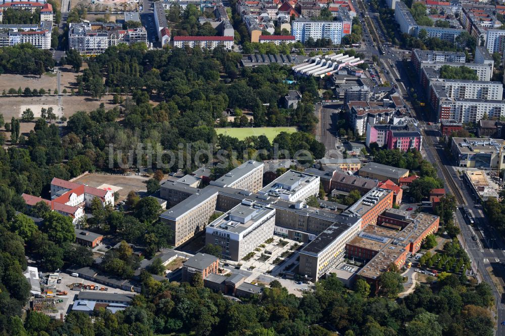 Berlin von oben  Klinikgelände des Krankenhauses Vivantes Klinikum im