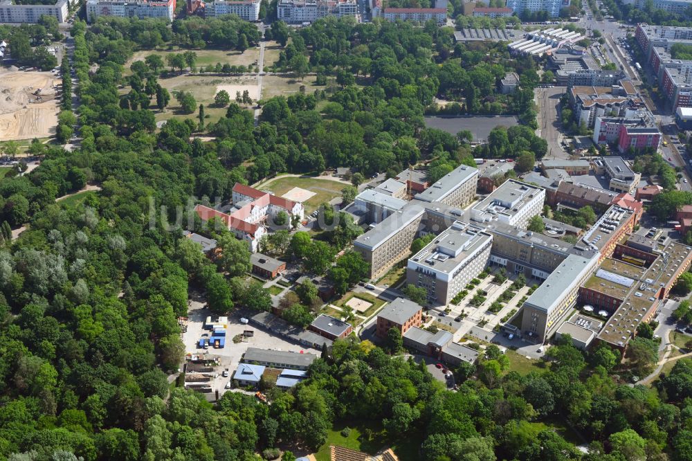 Luftaufnahme Berlin  Klinikgelände des Krankenhauses Vivantes Klinikum