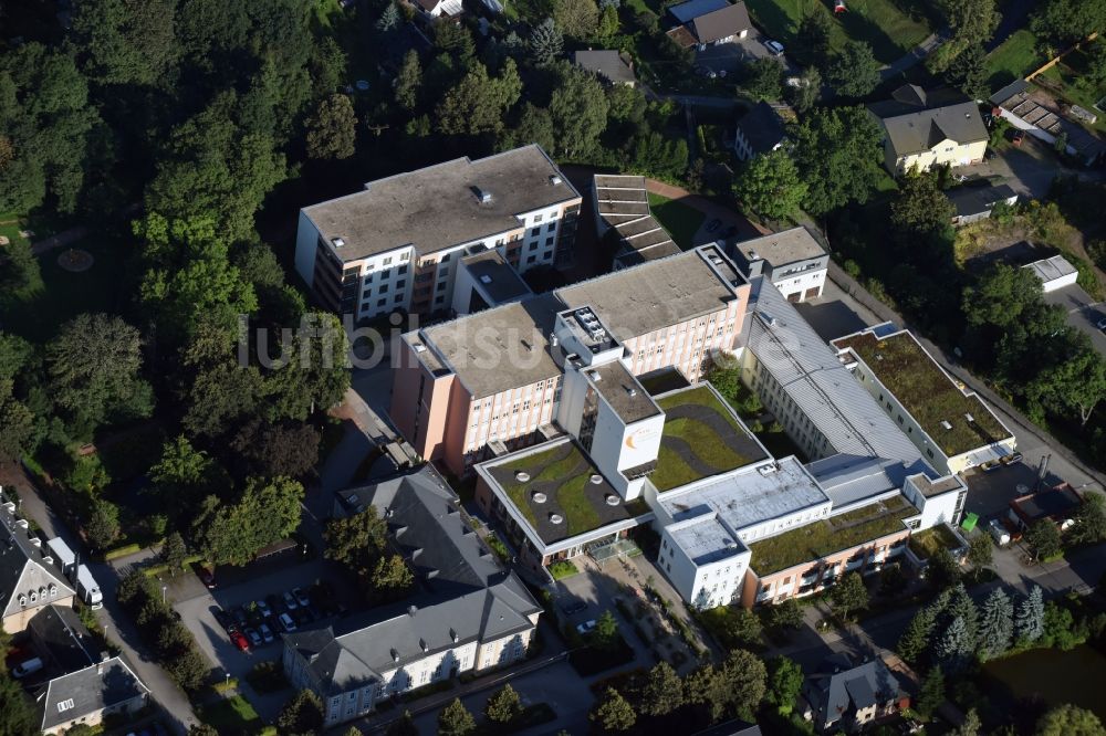 Stollberg/Erzgeb. Von Oben - Klinikgelände Der Kreiskrankenhaus ...