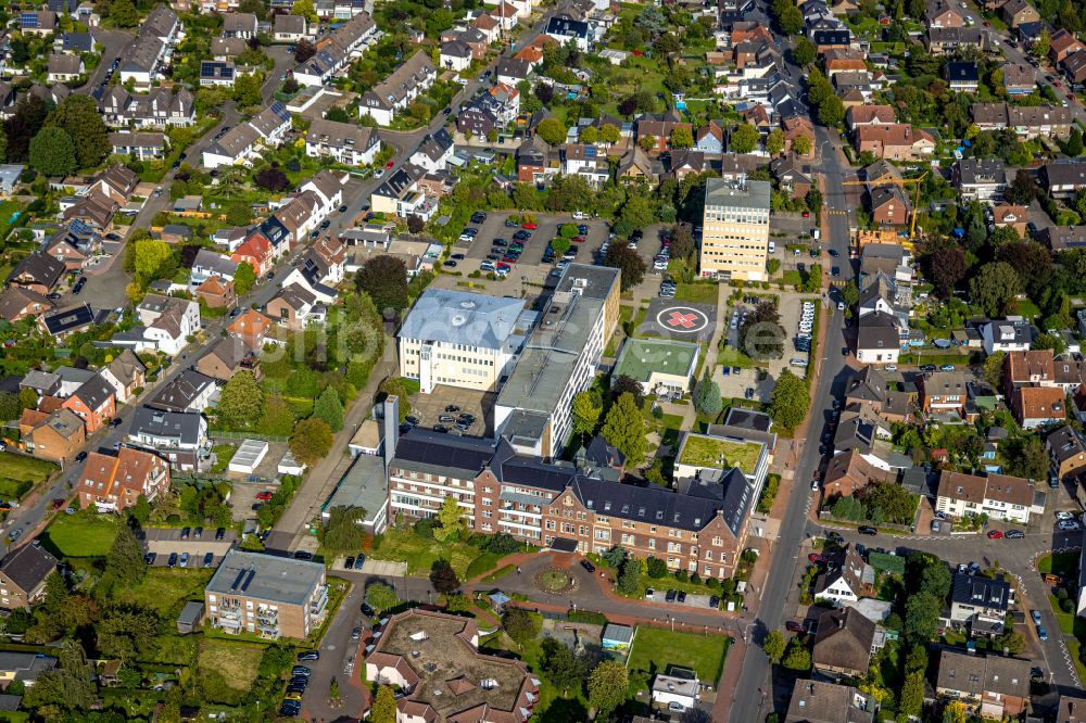 Luftaufnahme Haltern am See - Klinikgelande des Krankenhauses St. Sixtus- Hospital Haltern in Haltern am See im Bundesland Nordrhein-Westfalen