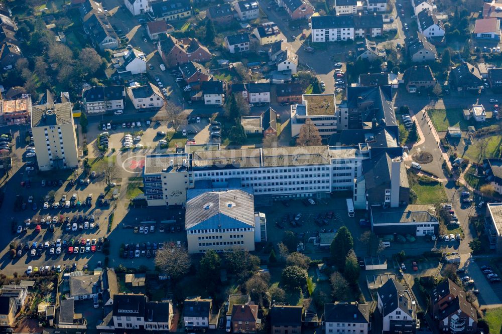 Luftbild Haltern am See - Klinikgelande des Krankenhauses St. Sixtus- Hospital Haltern in Haltern am See im Bundesland Nordrhein-Westfalen