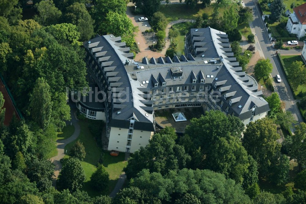 Luftbild Bad Lausick - Klinikgelände und Gebäude der Sachsenklinik in Bad Lausick im Bundesland Sachsen