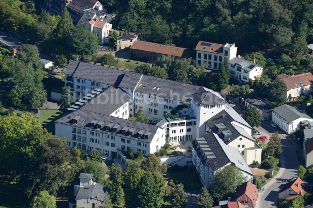 Luftbild Buckow (Märkische Schweiz) - Klinikgelände und Gebäudekomplex des Krankenhauses Immanuel Klinik Märkische Schweiz in Buckow (Märkische Schweiz) im Bundesland Brandenburg