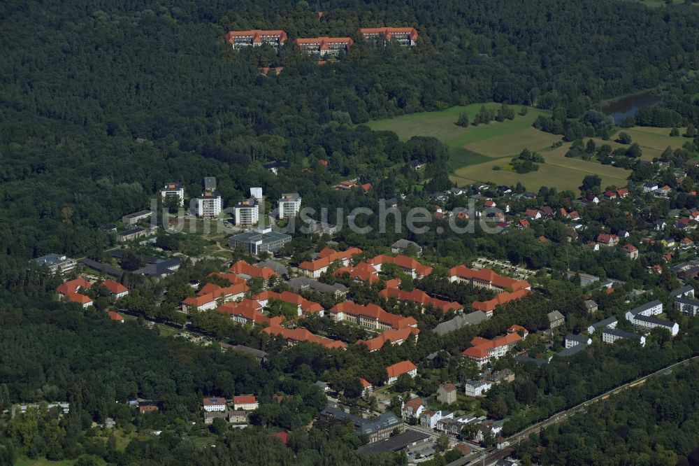 Luftaufnahme Berlin - Klinikgelände des Klinikums Buch in Berlin