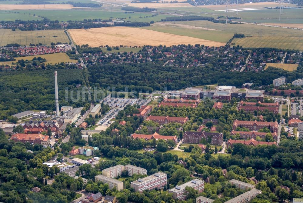 Berlin von oben - Klinikgelände des Klinikums Buch in Berlin