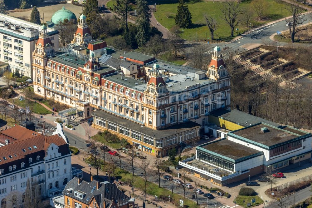 Bad Wildungen aus der Vogelperspektive: Klinikgelände des Krankenhauses Asklepios Fachklinik Fürstenhof in Bad Wildungen im Bundesland Hessen, Deutschland