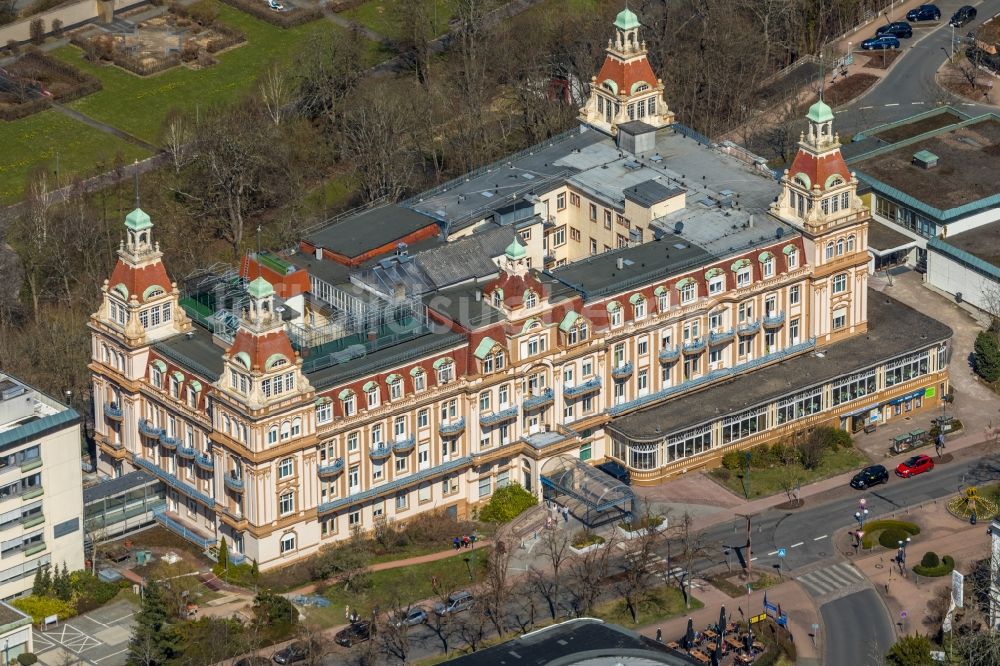 Luftbild Bad Wildungen - Klinikgelände des Krankenhauses Asklepios Fachklinik Fürstenhof in Bad Wildungen im Bundesland Hessen, Deutschland