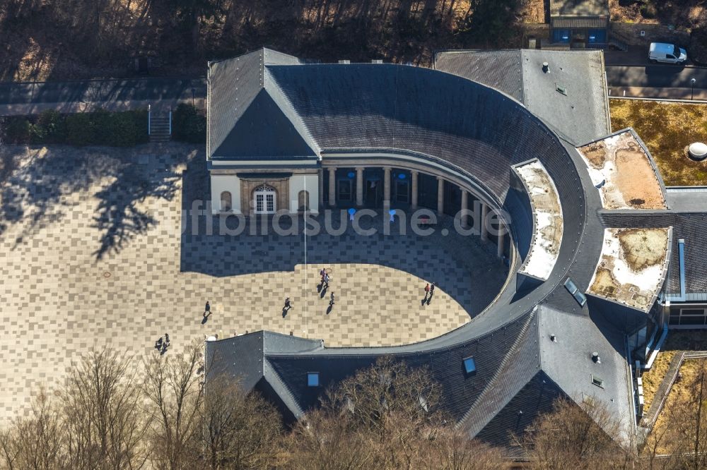 Bad Wildungen von oben - Klinikgelände des Krankenhauses Asklepios Fachklinik Fürstenhof in Bad Wildungen im Bundesland Hessen, Deutschland