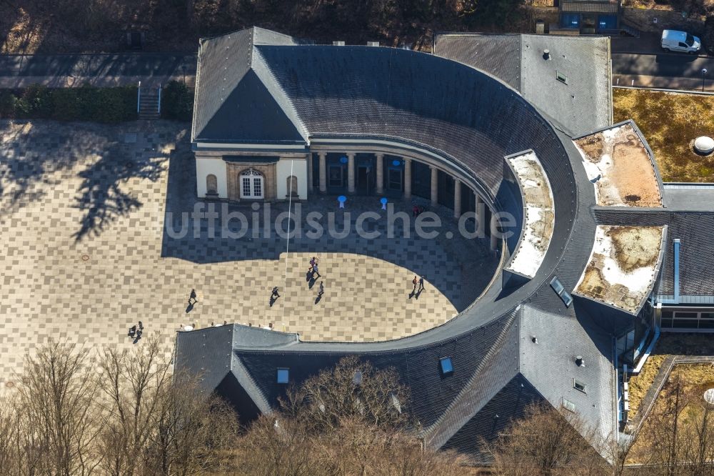 Bad Wildungen aus der Vogelperspektive: Klinikgelände des Krankenhauses Asklepios Fachklinik Fürstenhof in Bad Wildungen im Bundesland Hessen, Deutschland