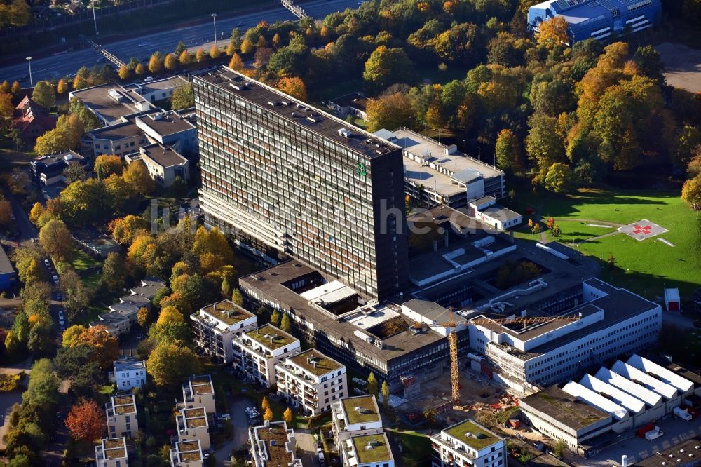 Hamburg von oben - Klinikgelände des Krankenhauses Asklepios Klinik Altona in Altona in Hamburg, Deutschland