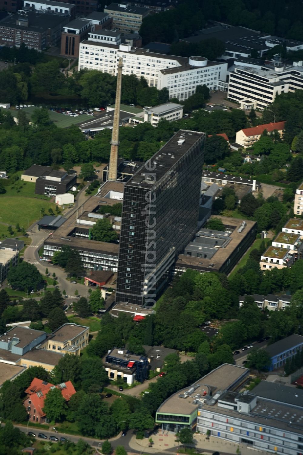 Hamburg aus der Vogelperspektive: Klinikgelände des Krankenhauses Asklepios Klinik Altona an der Paul-Ehrlich-Straße in Hamburg