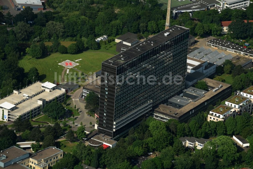 Hamburg von oben - Klinikgelände des Krankenhauses Asklepios Klinik Altona an der Paul-Ehrlich-Straße in Hamburg