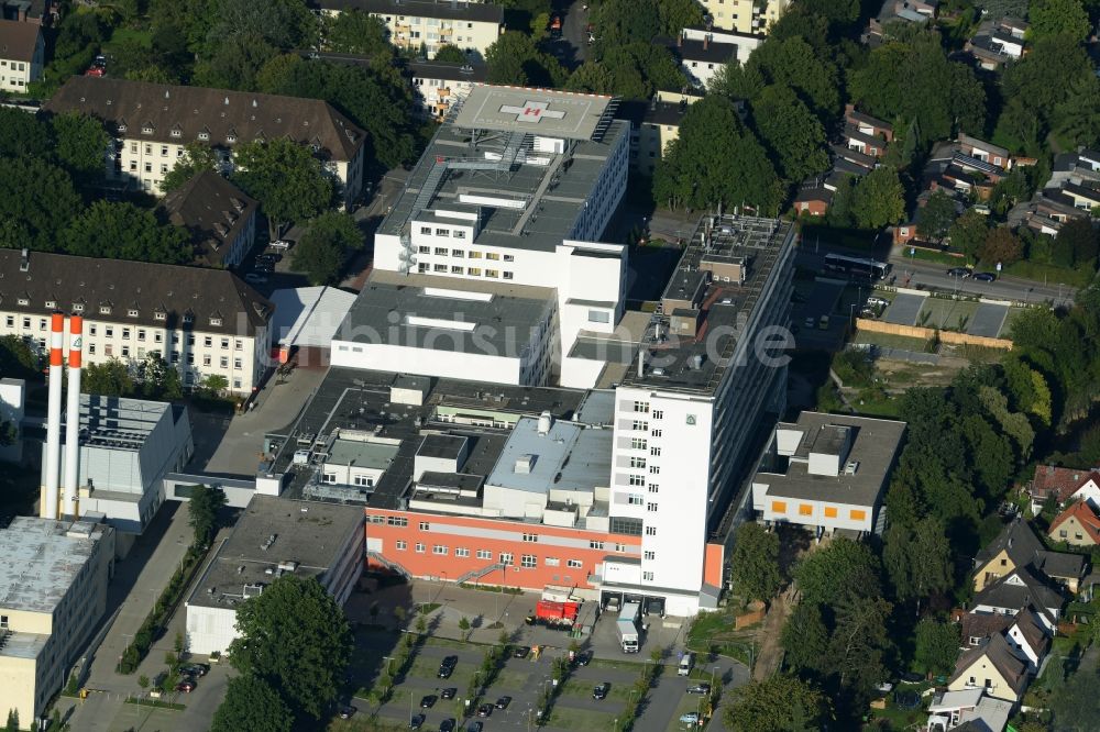 Hamburg aus der Vogelperspektive: Klinikgelände des Krankenhauses Asklepios Klinik Harburg in Hamburg