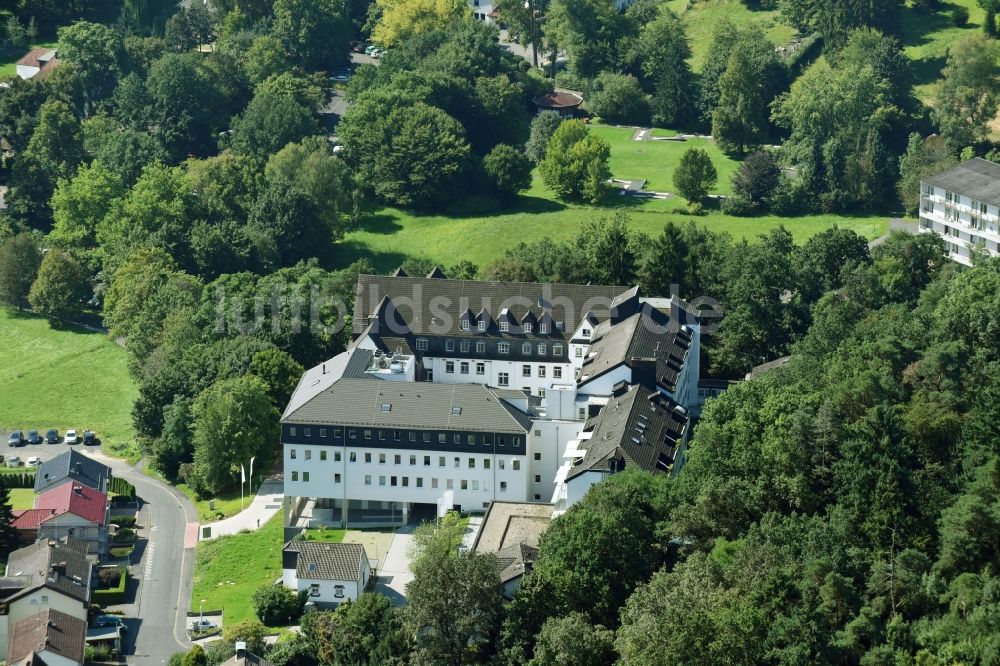 Luftaufnahme Nidda - Klinikgelände des Krankenhauses Asklepios Neurologische Klinik Bad Salzhausen Am Hasensprung in Nidda im Bundesland Hessen, Deutschland