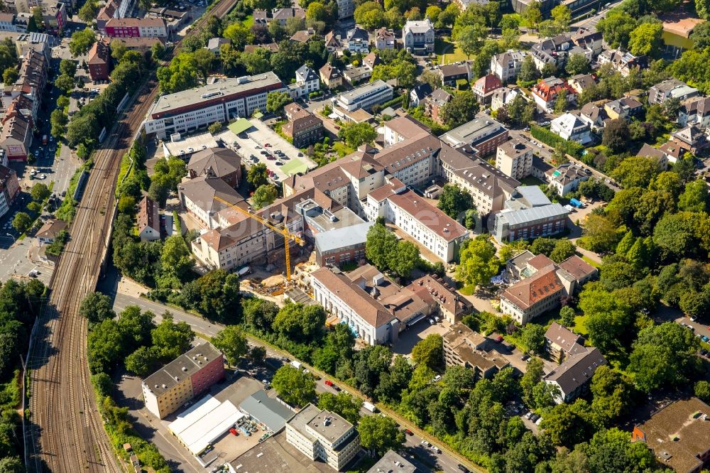 Bochum aus der Vogelperspektive: Klinikgelände des Krankenhauses Augusta-Kranken-Anstalt gGmbH in Bochum im Bundesland Nordrhein-Westfalen