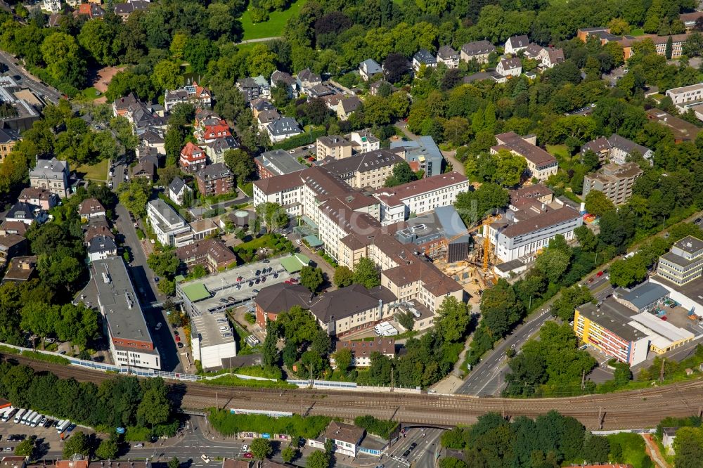 Luftaufnahme Bochum - Klinikgelände des Krankenhauses Augusta-Kranken-Anstalt gGmbH in Bochum im Bundesland Nordrhein-Westfalen