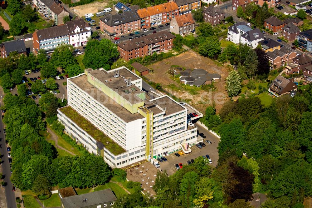 Luftaufnahme Hamm - Klinikgelände des Krankenhauses St. Barbara-Klinik in Hamm im Bundesland Nordrhein-Westfalen