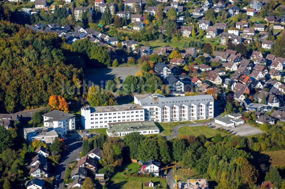 Luftaufnahme Freudenberg - Klinikgelände des Krankenhauses Bethesda in Freudenberg im Bundesland Nordrhein-Westfalen