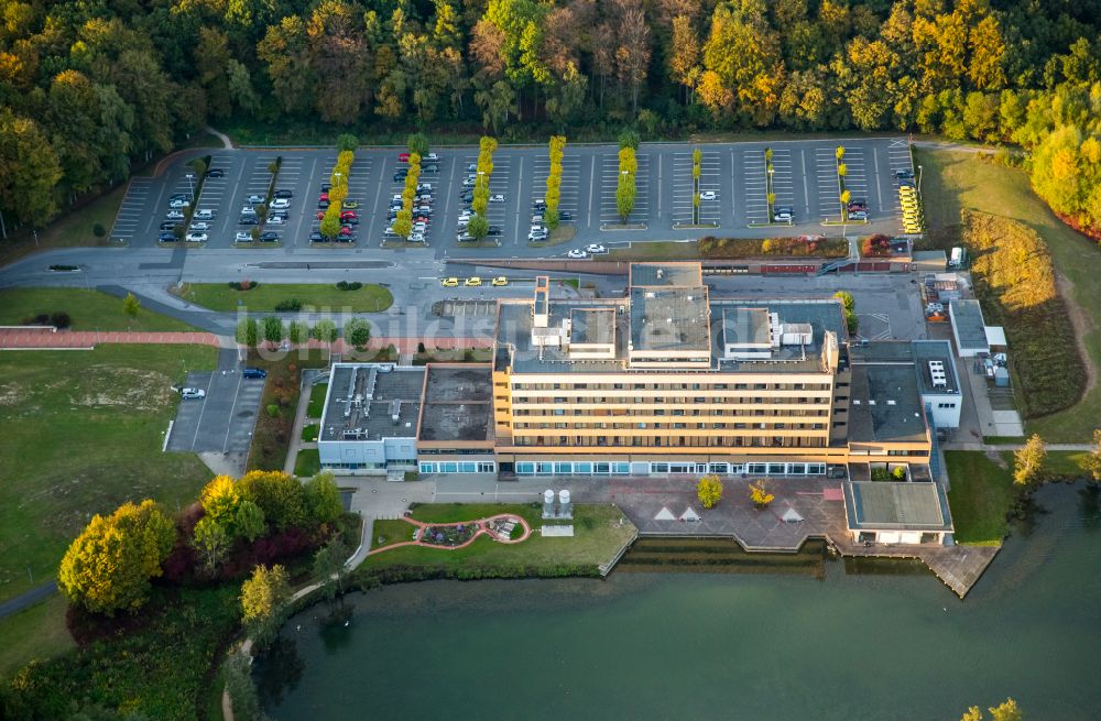 Werne aus der Vogelperspektive: Klinikgelände des Krankenhauses St. Christophorus-Krankenhaus in Werne im Bundesland Nordrhein-Westfalen, Deutschland