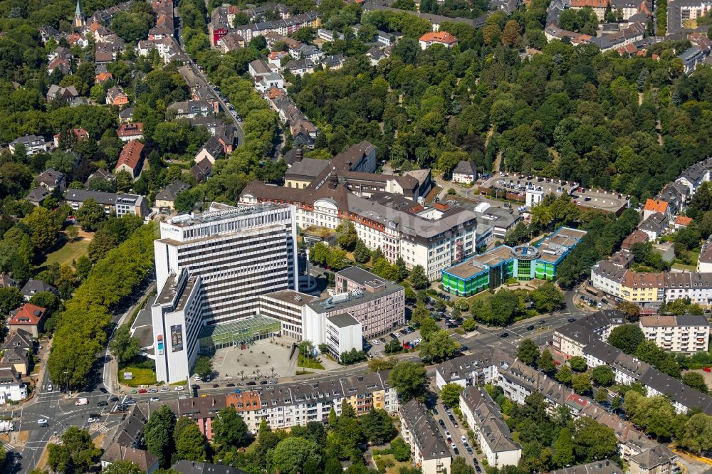 Essen aus der Vogelperspektive: Klinikgelände des Krankenhauses Elisabeth-Krankenhaus Essen in Essen im Bundesland Nordrhein-Westfalen, Deutschland